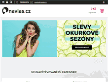 Tablet Screenshot of navlas.cz